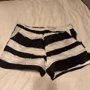 Striped double layer shorts